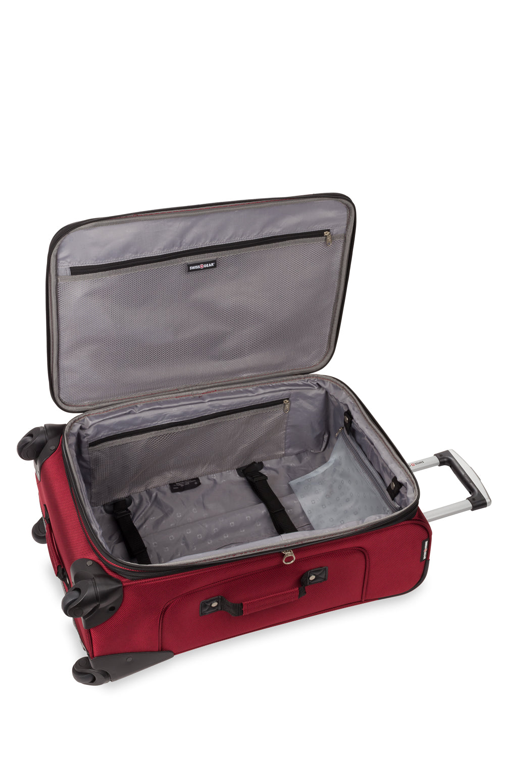 SWISSGEAR Sion Medium Checked Spinner - Burgundy - 07