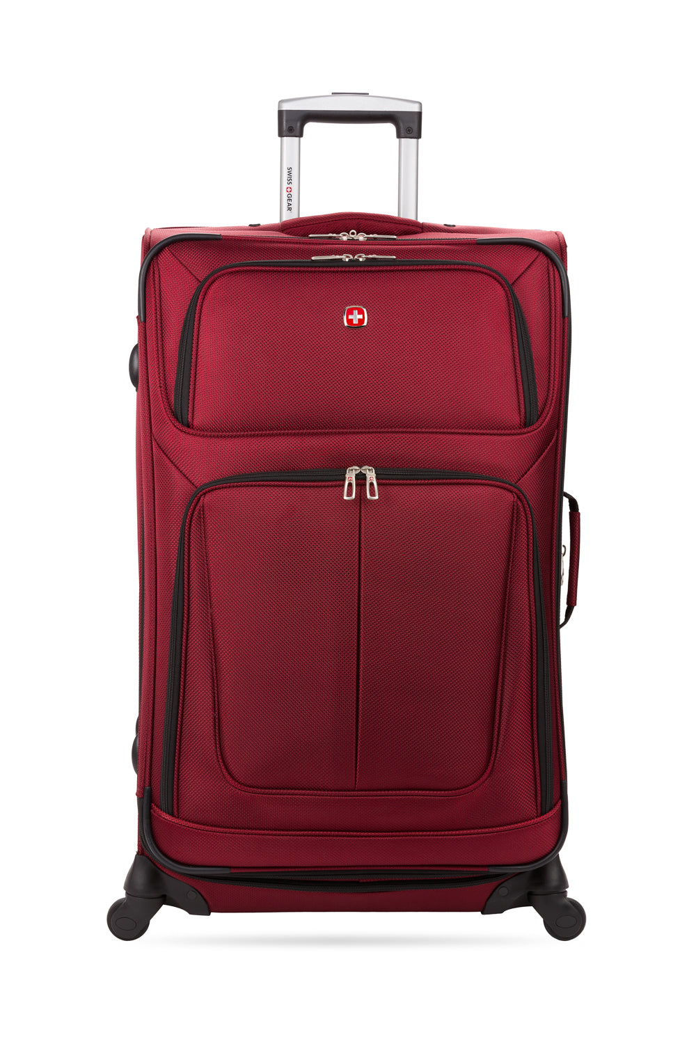 SWISSGEAR Sion Large Checked Spinner - Burgundy - 03