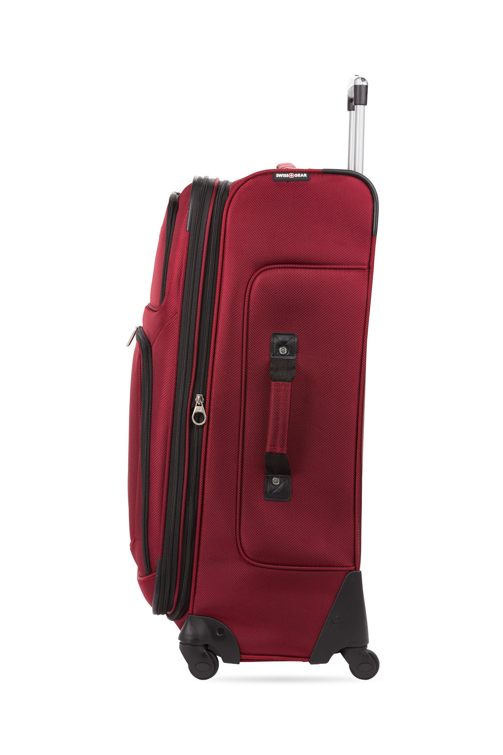 SWISSGEAR Sion Large Checked Spinner - Burgundy - 04