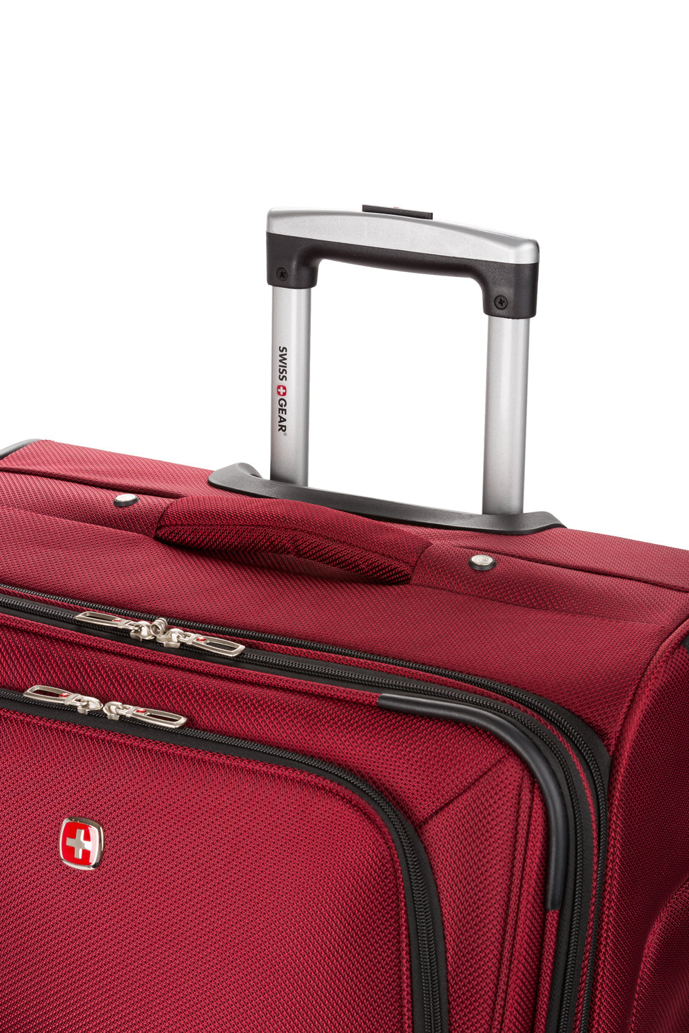 SWISSGEAR Sion Large Checked Spinner - Burgundy - 08