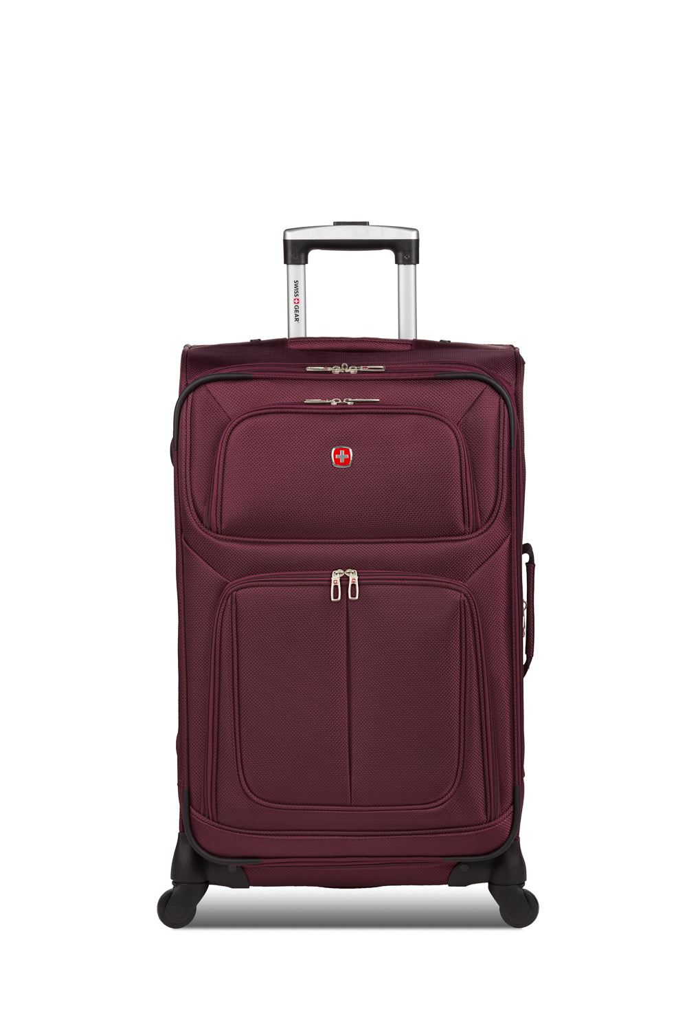 SWISSGEAR Sion Medium Checked Spinner in Merlot