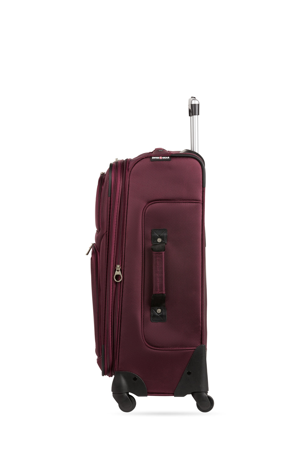 SWISSGEAR Sion Medium Checked Spinner - Merlot - 04