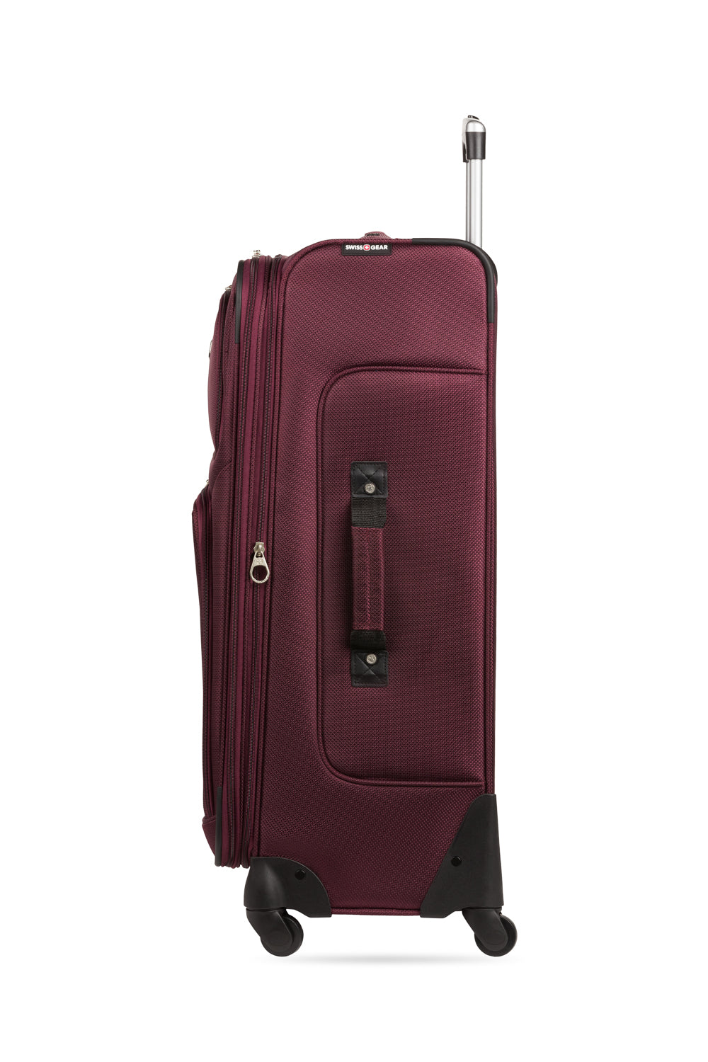 SWISSGEAR Sion Large Checked Spinner - Merlot - 04