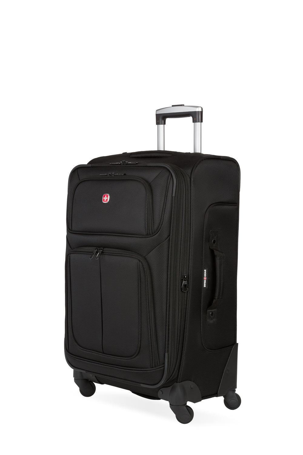 SWISSGEAR Sion Medium Checked Spinner in Black