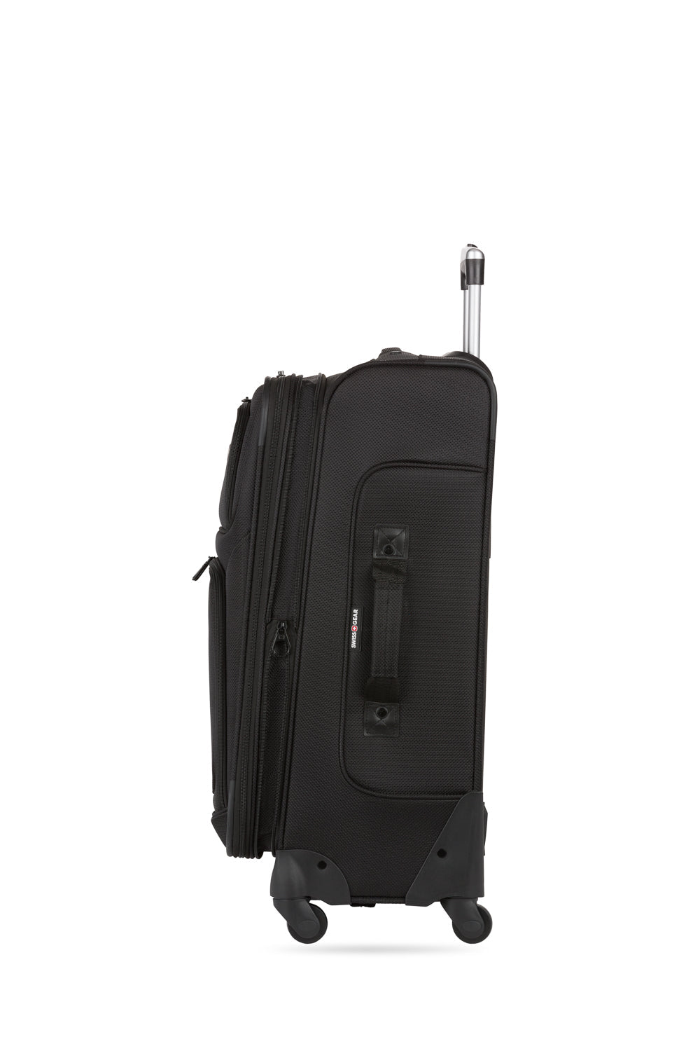 SWISSGEAR Sion Medium Checked Spinner - Black - 05