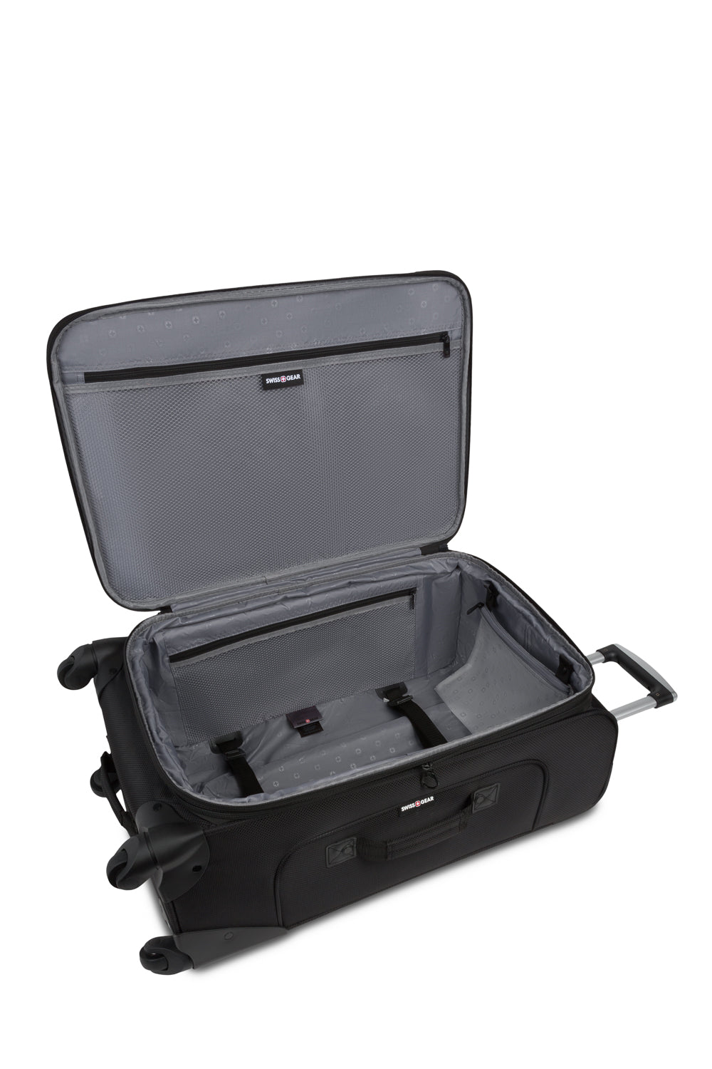 SWISSGEAR Sion Medium Checked Spinner - Black - 06