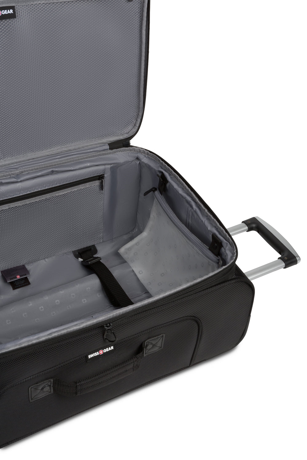 SWISSGEAR Sion Medium Checked Spinner - Black - 12