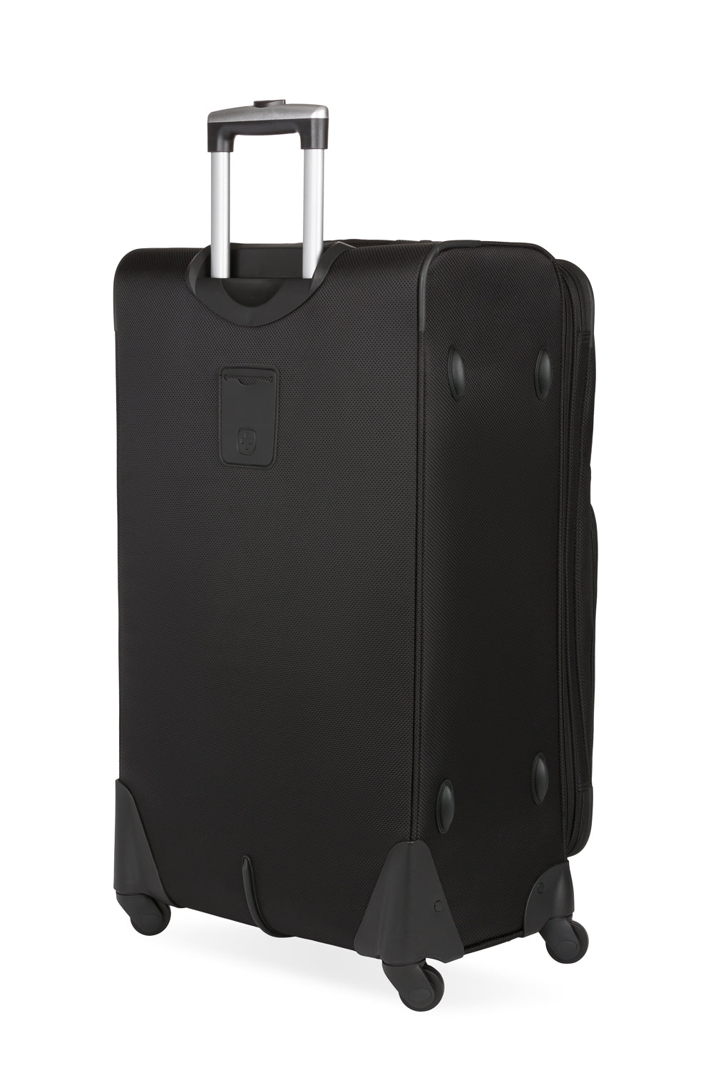 SWISSGEAR Sion Large Checked Spinner in Black