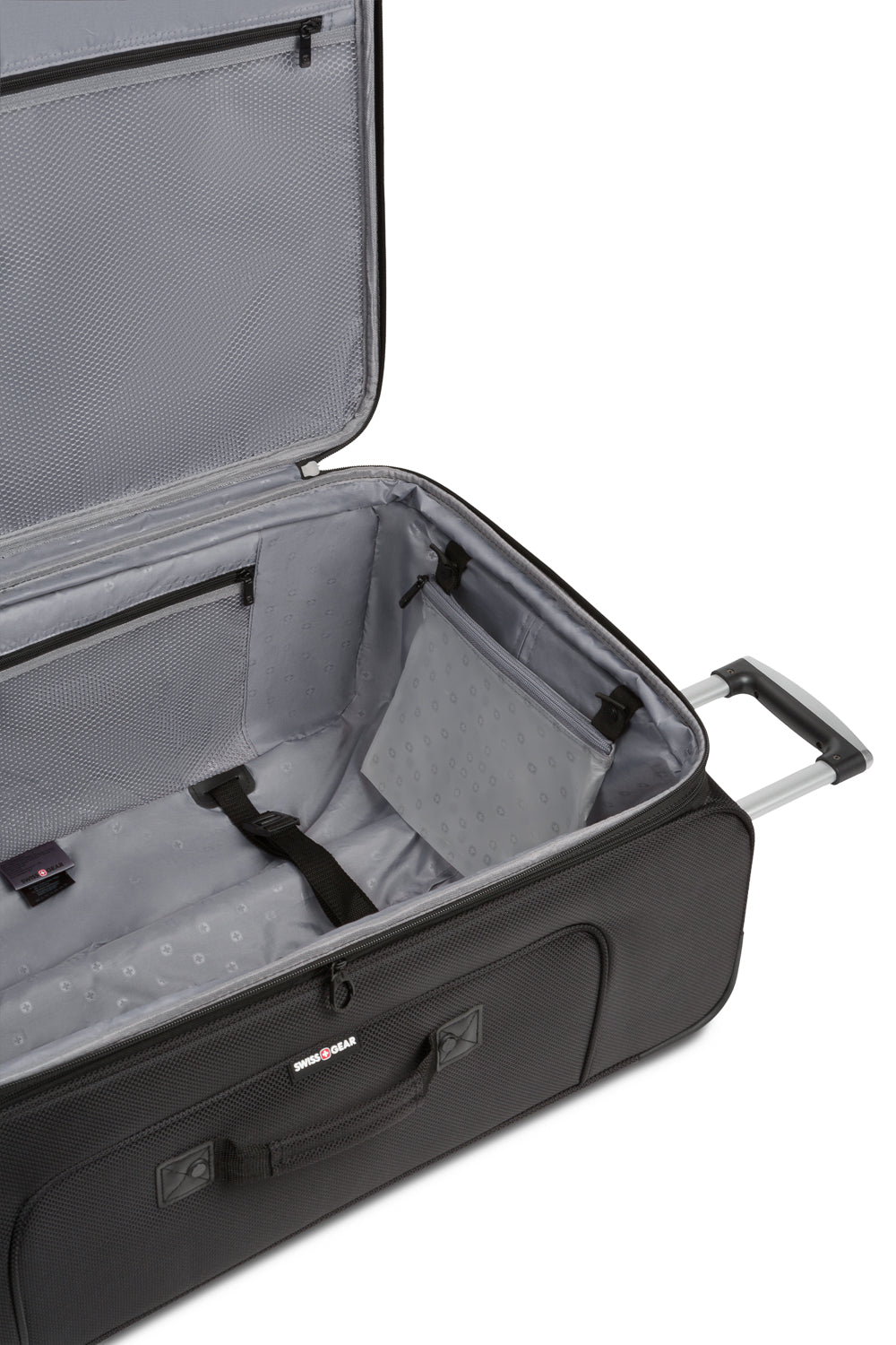 SWISSGEAR Sion Large Checked Spinner - Black - 10