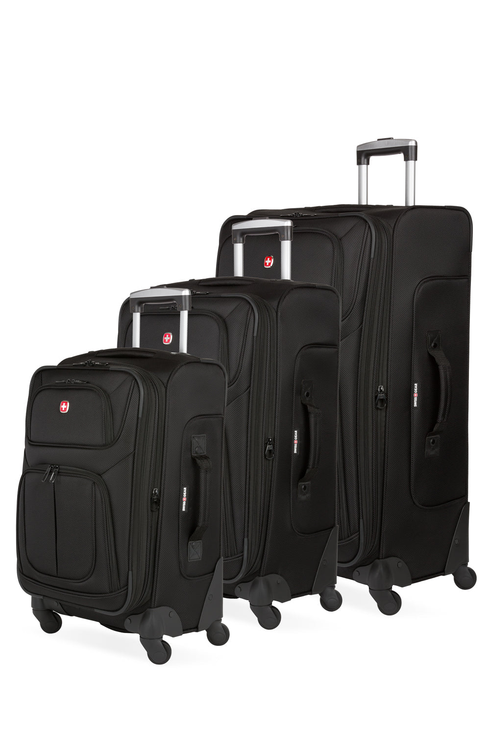 SWISSGEAR Sion 3-Piece Spinner Set - Black - 01
