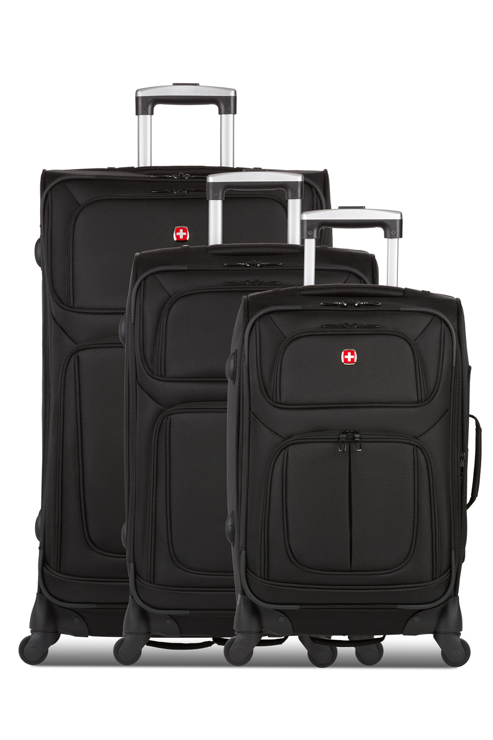 SWISSGEAR Sion 3-Piece Spinner Set - Black - 03
