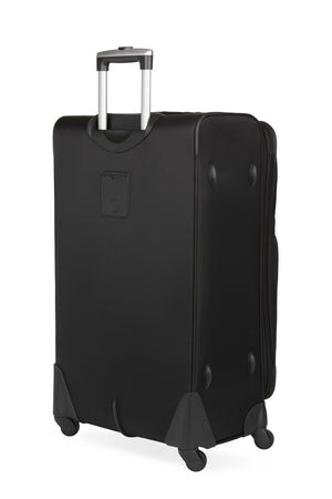 SWISSGEAR Sion 6283 Expandable 2 Piece Spinner Luggage Set - Black Integrated ID tag