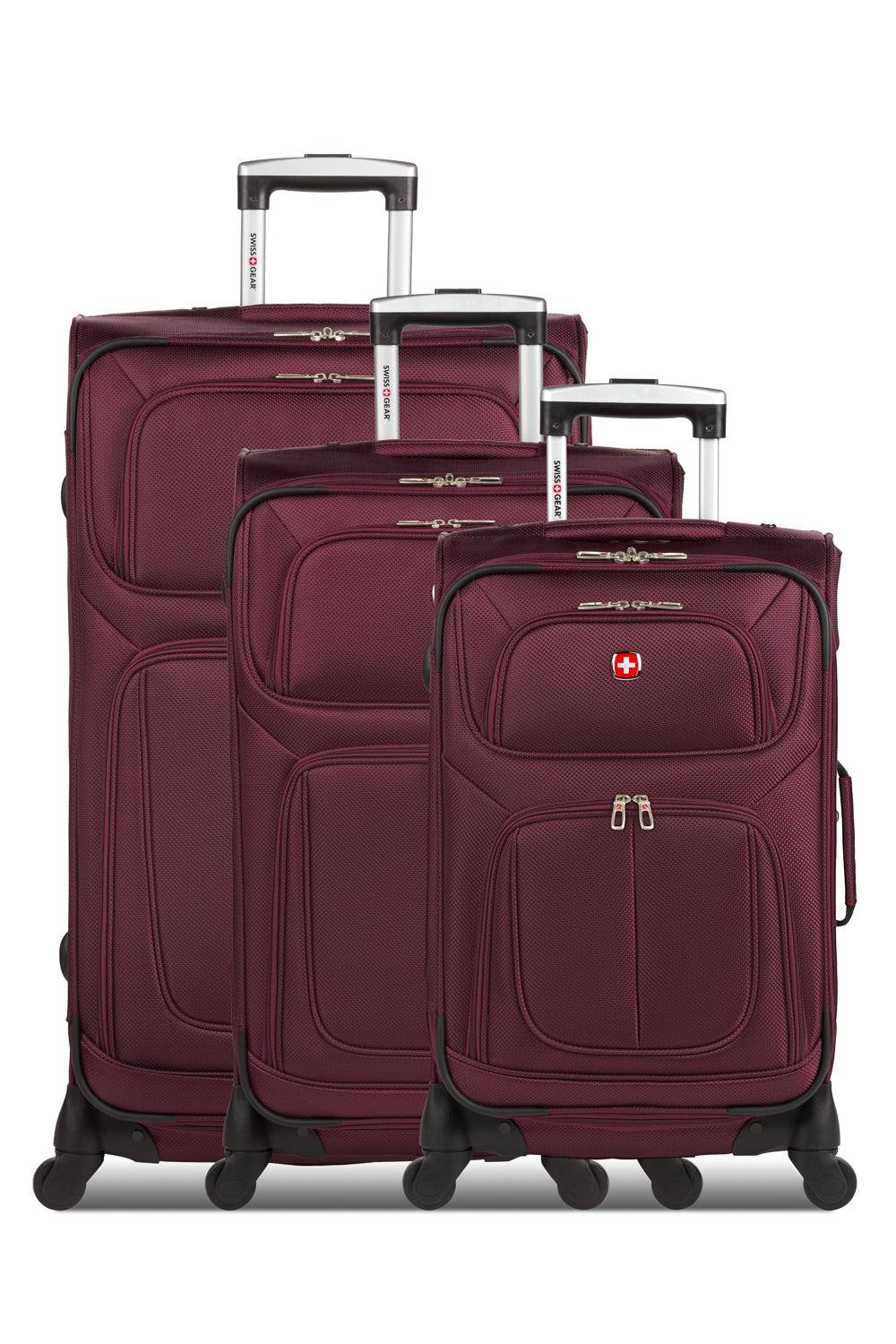 SWISSGEAR Sion 3-Piece Spinner Set - Merlot - 03