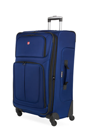 SWISSGEAR Sion Large Checked Spinner in Blue