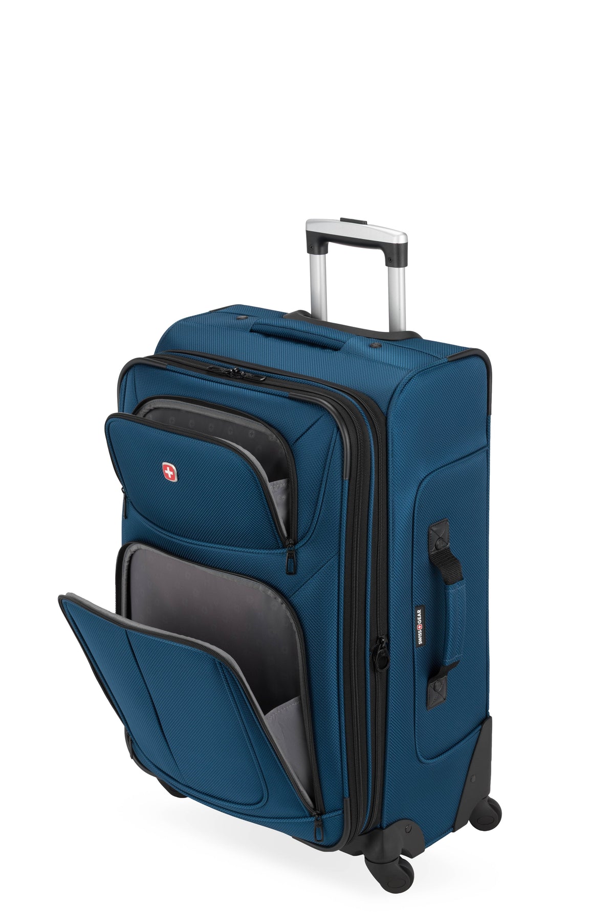 SWISSGEAR Sion Medium Checked Spinner - Ocean Blue - 07