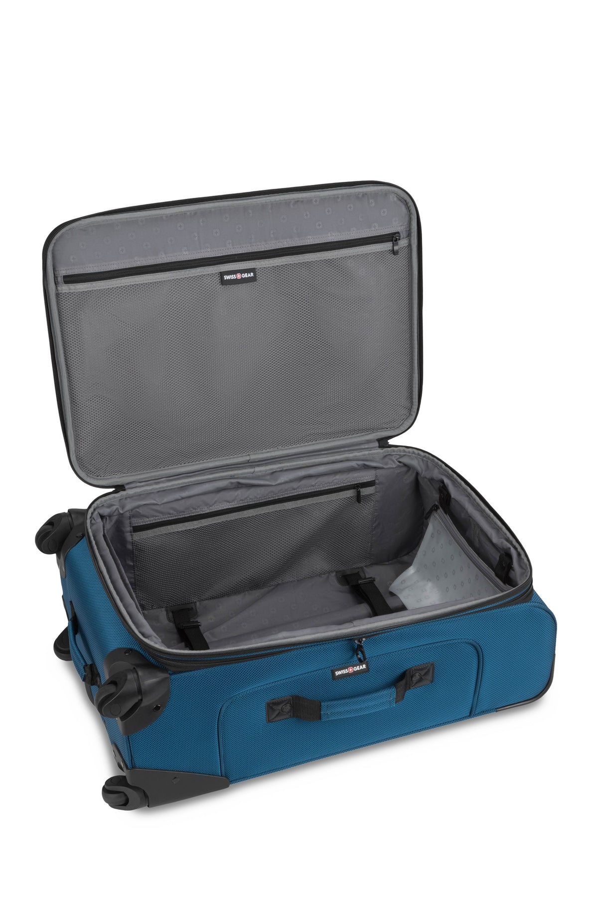 SWISSGEAR Sion Medium Checked Spinner - Ocean Blue - 04