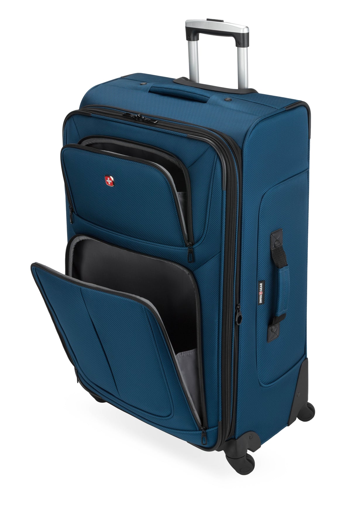 SWISSGEAR Sion Large Checked Spinner - Ocean Blue - 07