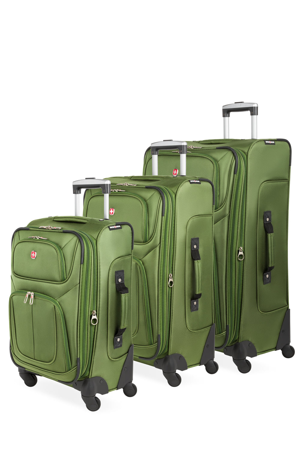 SWISSGEAR Sion 3-Piece Spinner Set in Evergreen