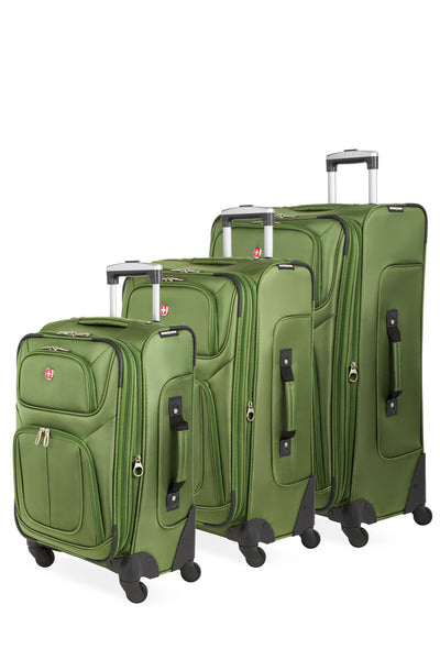 SWISSGEAR Sion 3-Piece Spinner Set in Evergreen