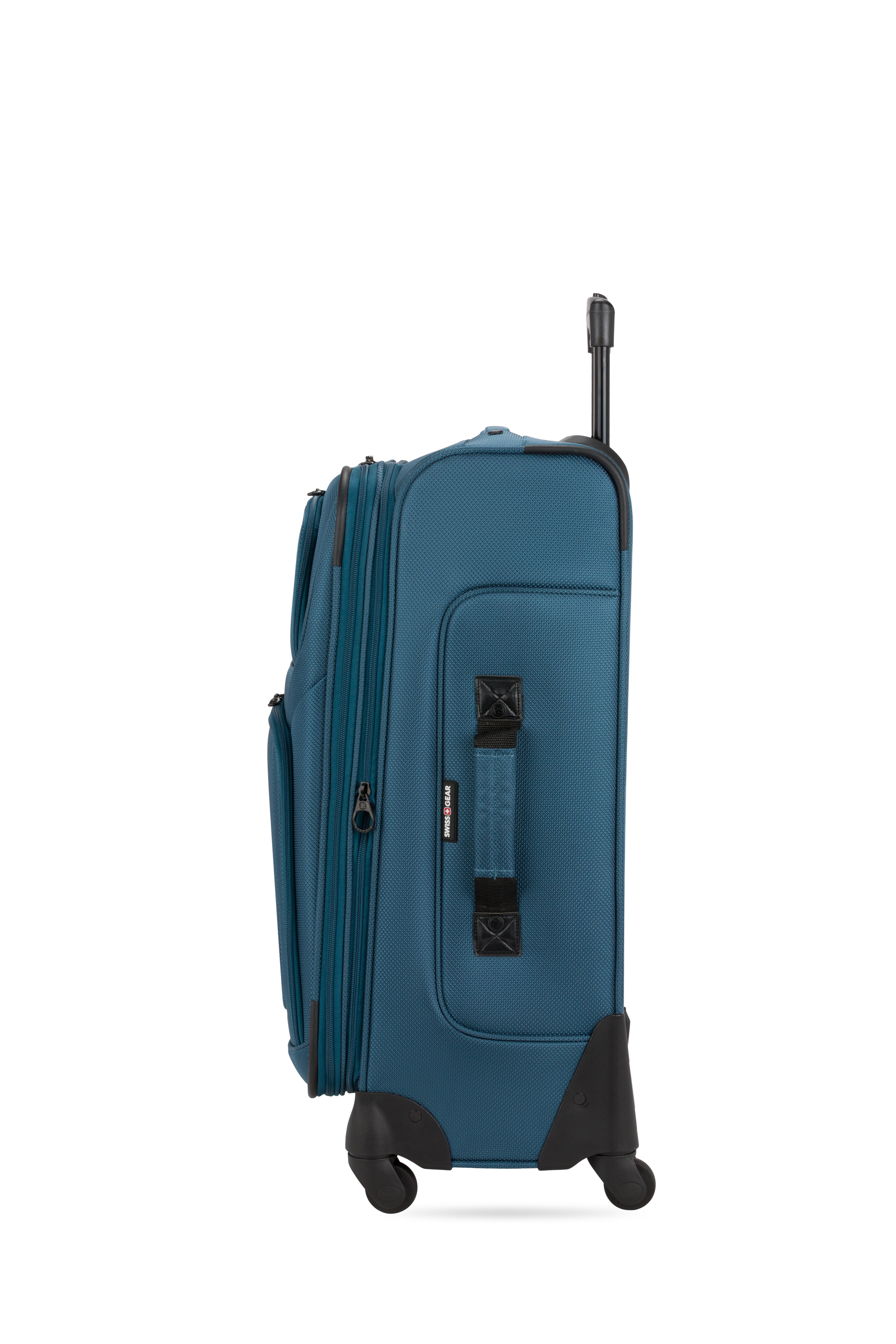 SWISSGEAR Sion Medium Checked Spinner in Atlas Blue