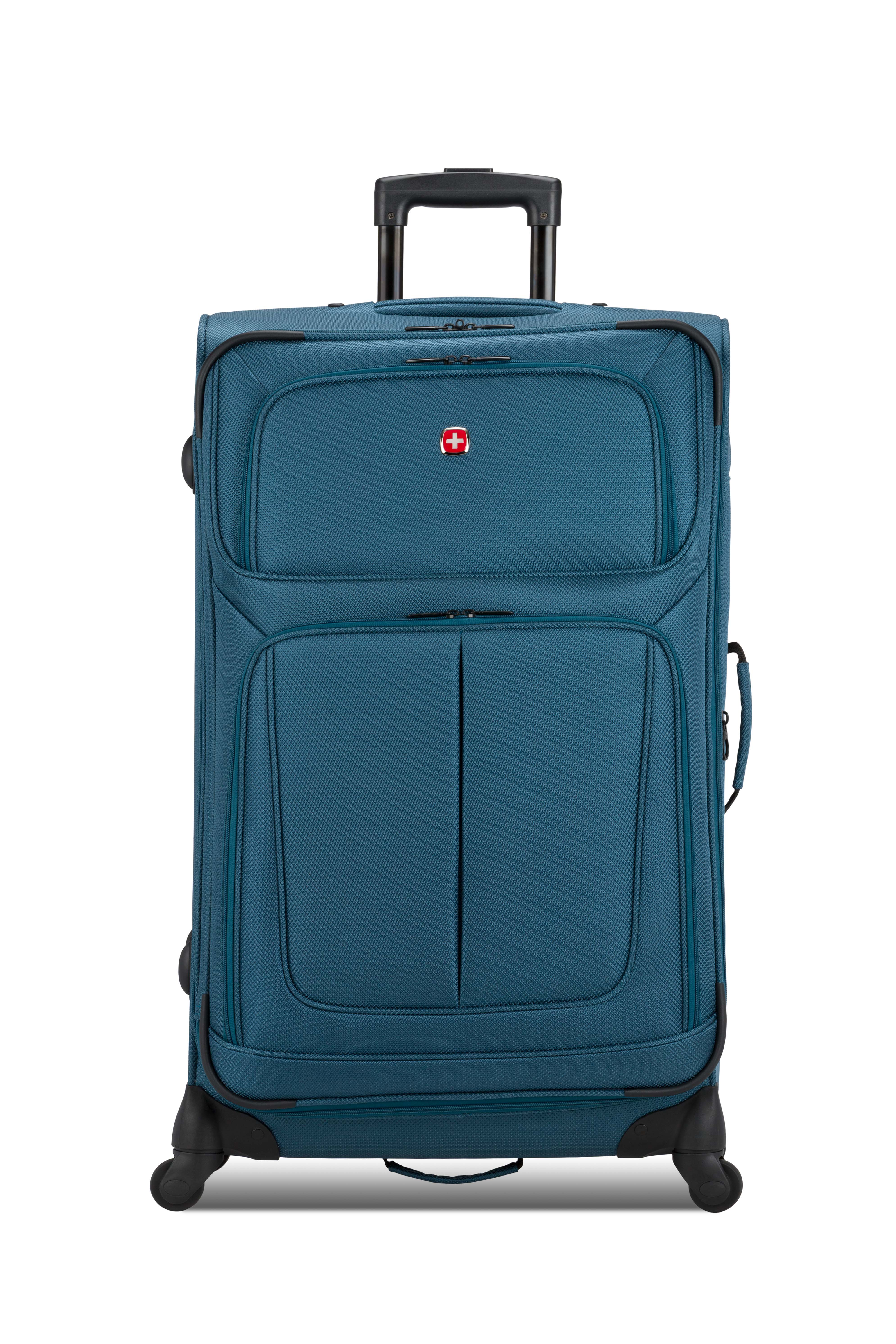 SWISSGEAR Sion Large Checked Spinner in Atlas Blue