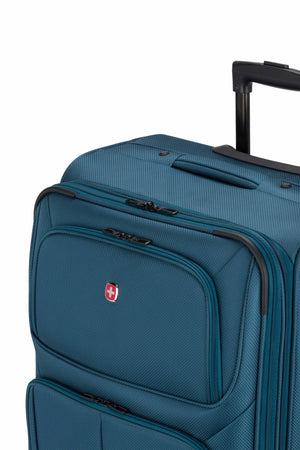 SWISSGEAR Sion Large Checked Spinner in Atlas Blue