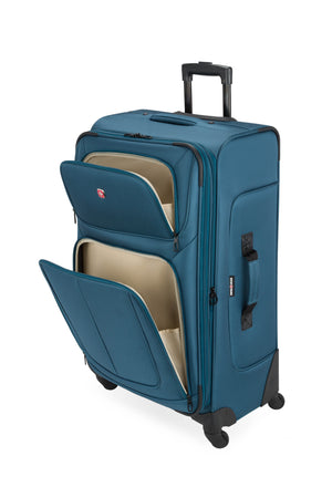 SWISSGEAR Sion Large Checked Spinner in Atlas Blue