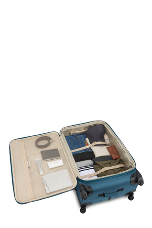 SWISSGEAR Sion Large Checked Spinner in Atlas Blue