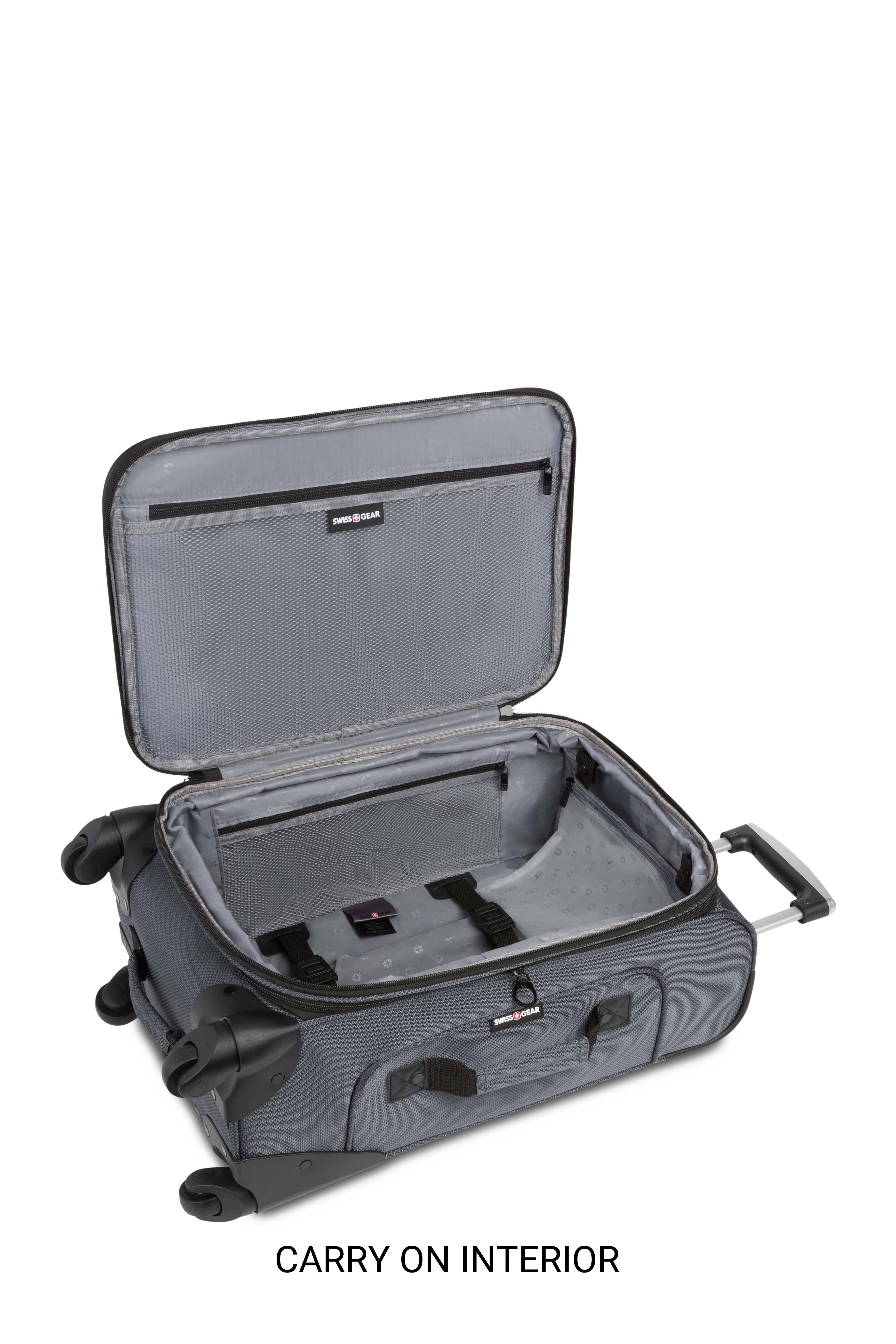 SWISSGEAR Sion 2-Piece Spinner Set in Dark Grey