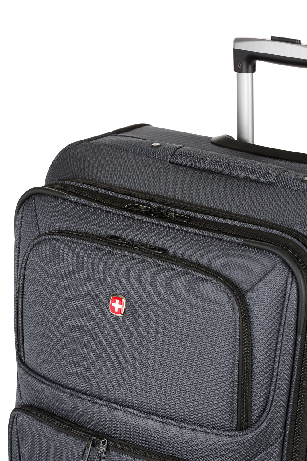 SWISSGEAR Sion Large Checked Spinner - Dark Grey - 12