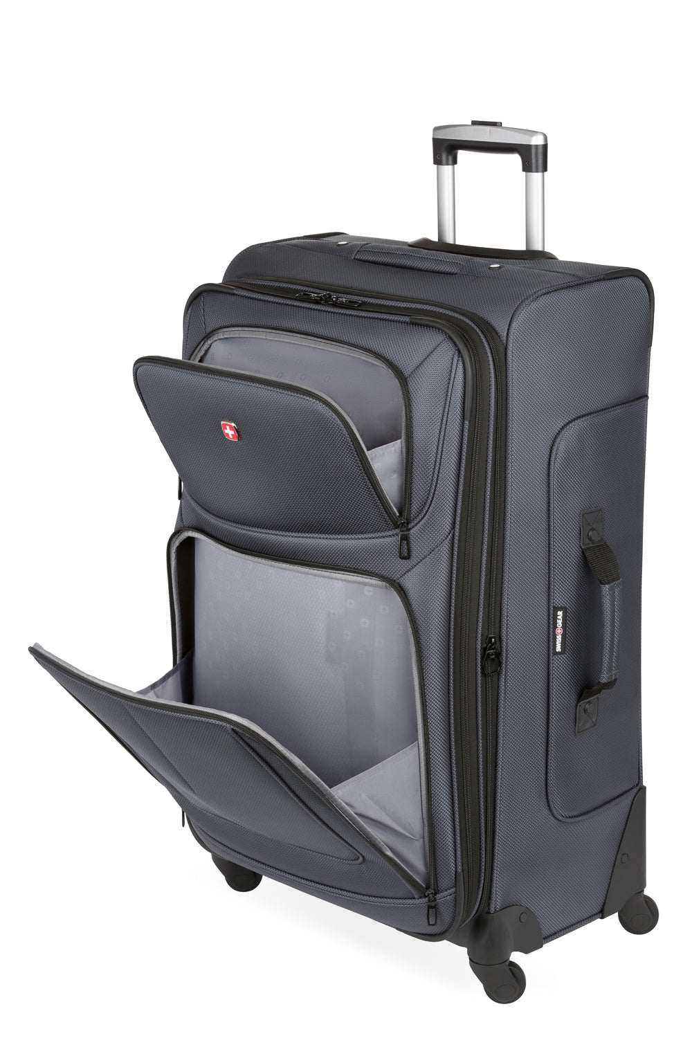 SWISSGEAR Sion Large Checked Spinner - Dark Grey - 13