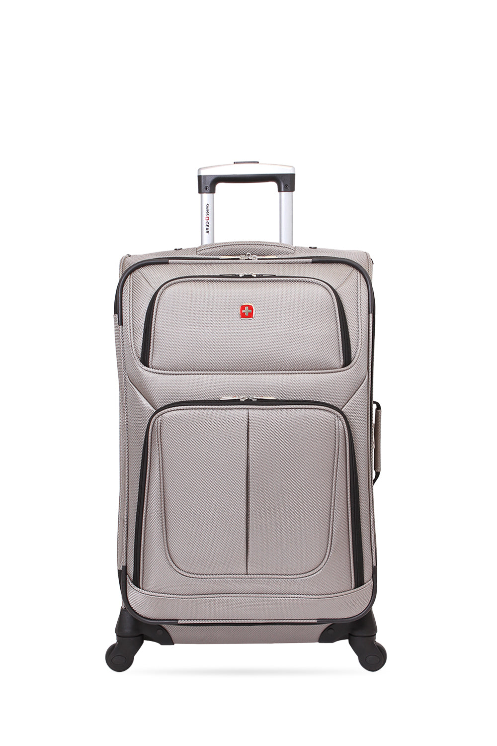 SWISSGEAR Sion Medium Checked Spinner - Pewter - 03
