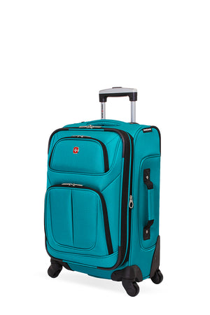 SWISSGEAR Classic Traveler Carry-on Bundle in Teal/Black/Grey