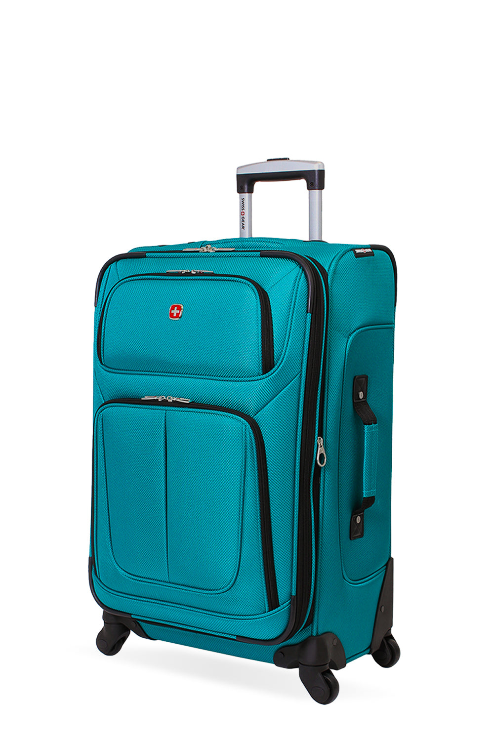 SWISSGEAR Sion Medium Checked Spinner - Teal - 01