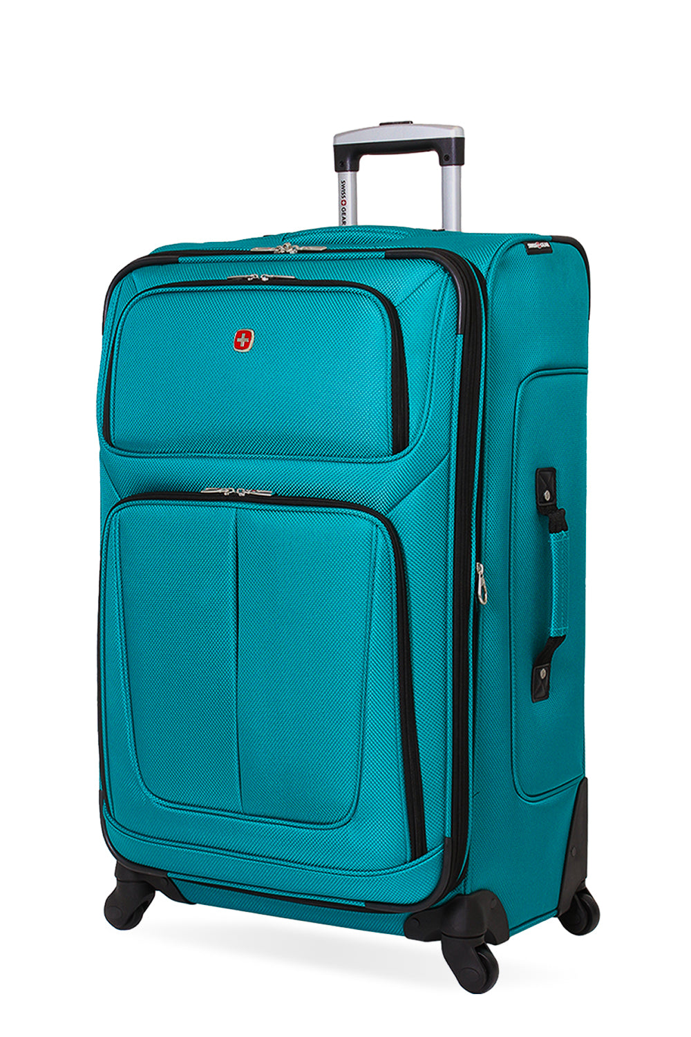 SWISSGEAR Sion Large Checked Spinner in Teal