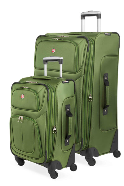 SWISSGEAR Sion 2-Piece Spinner Set in Evergreen