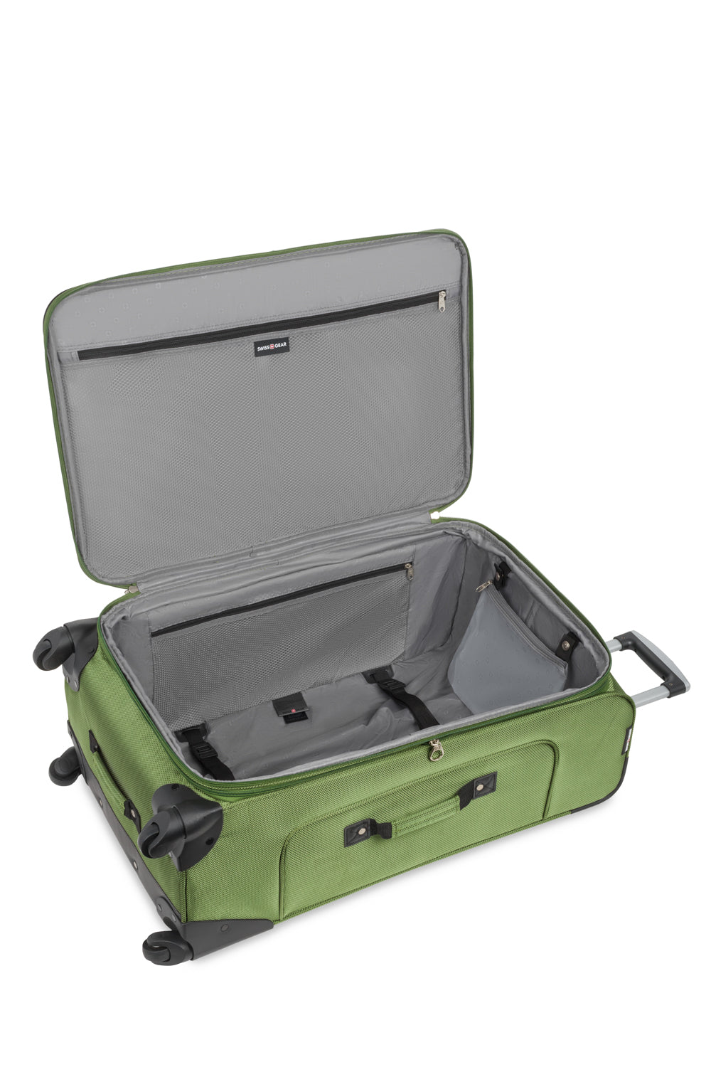 SWISSGEAR Sion Large Checked Spinner in Evergreen