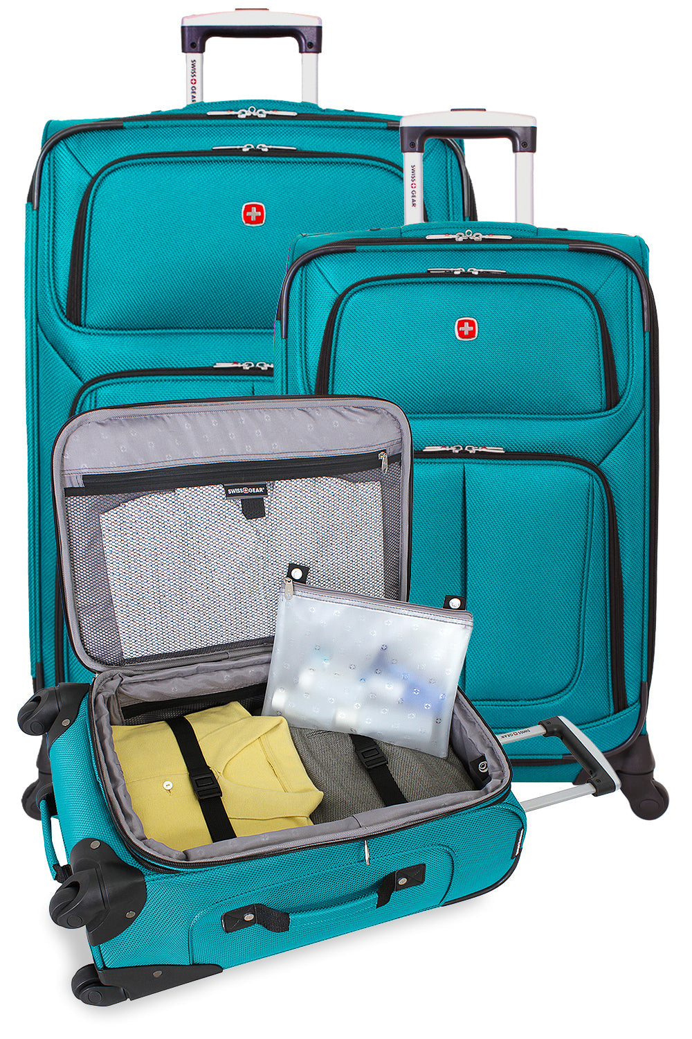 SWISSGEAR Sion 3-Piece Spinner Set - Teal - 08