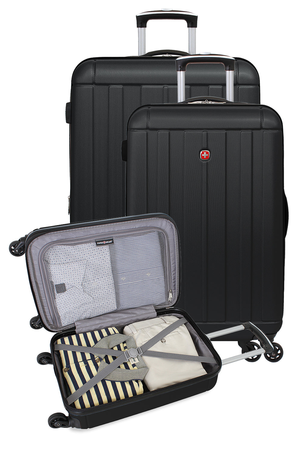 SWISSGEAR 6297 3-Piece Spinner Set - Black - 07