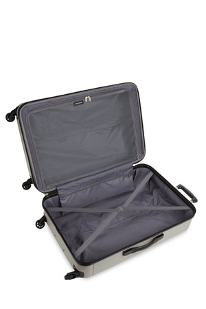 SWISSGEAR 6297 Large Checked Spinner in Silver