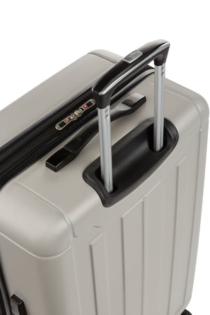 SWISSGEAR 6297 Large Checked Spinner in Silver