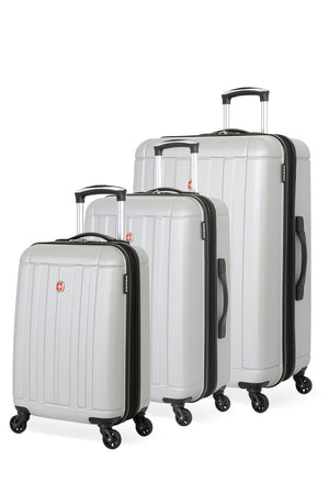 SWISSGEAR 6297 3-Piece Spinner Set - Silver - 01