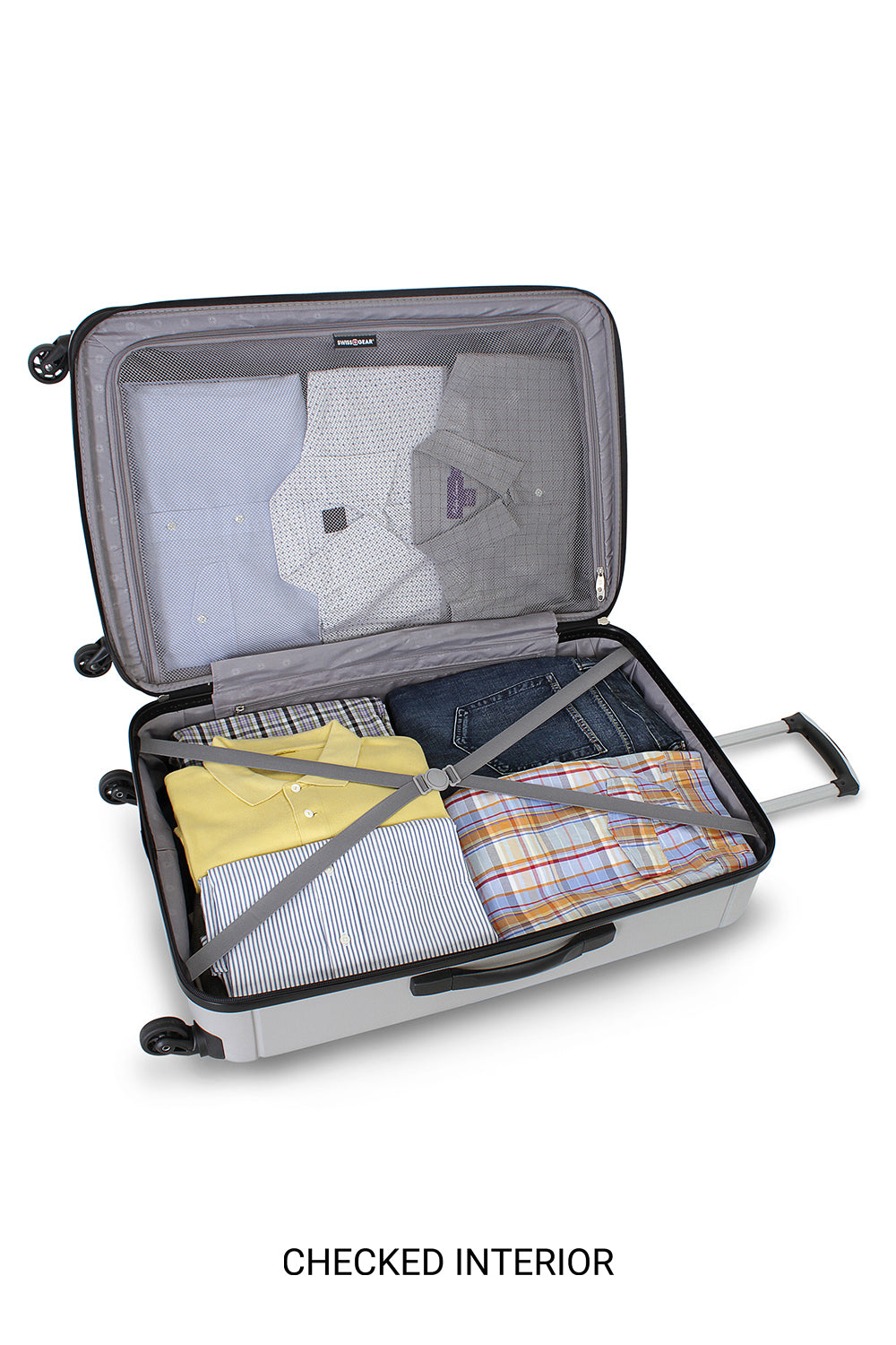 SWISSGEAR 6297 3-Piece Spinner Set - Silver - 06
