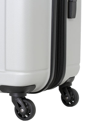 Swissgear 6297 Expandable Hardside Spinner Luggage Four 360-degree, multi-directional liteweight spinner wheels 