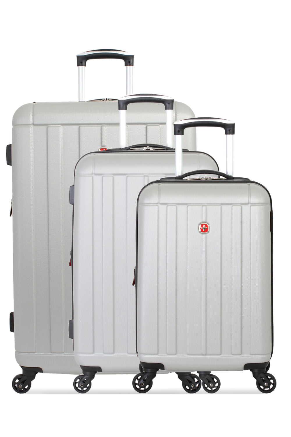 SWISSGEAR 6297 3-Piece Spinner Set - Silver - 07