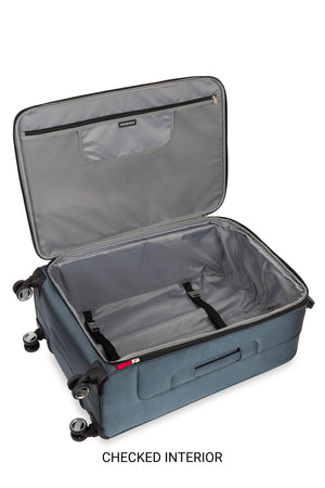 Swissgear 6305 Expandable 2pc Spinner Luggage Set Zippered lid pocket