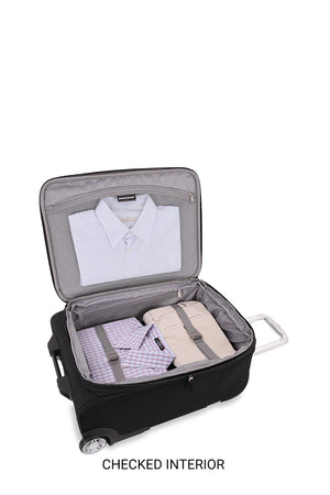 Swissgear 6369 Expandable Upright 2pc Luggage Set - Zippered lid packing pocket