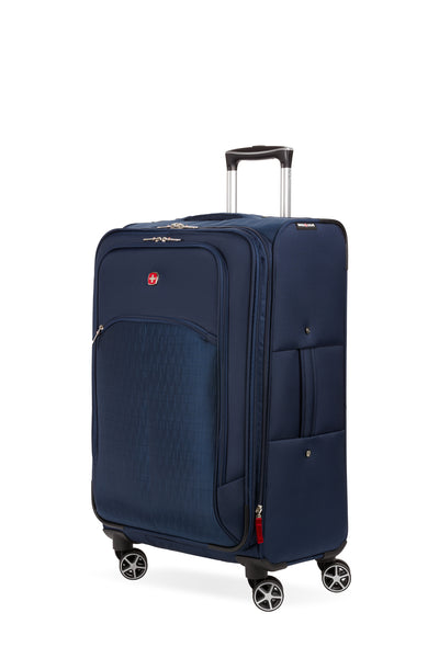 SWISSGEAR 6386 Medium Checked Spinner in Navy