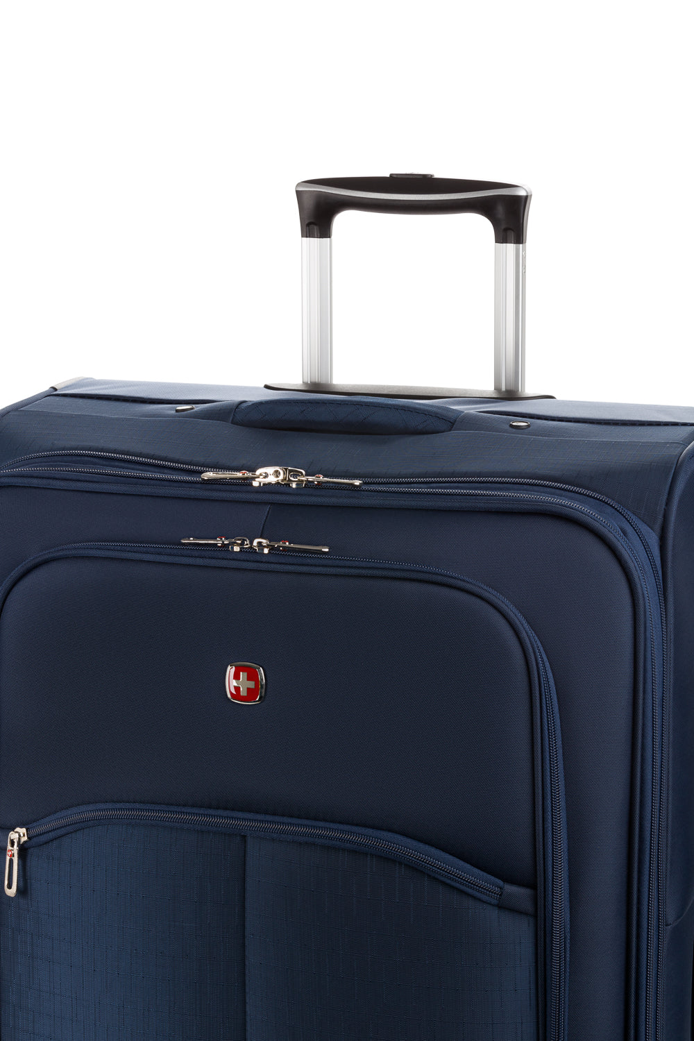 Swissgear 6386 Expandable 3PC Spinner Luggage Set with two front zip pockets 