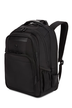 SWISSGEAR Sleek Pro ScanSmart Laptop Backpack in All Black